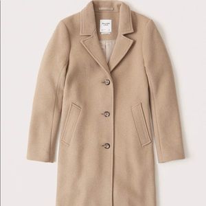 Wool-Blend Dad Coat - NWT
